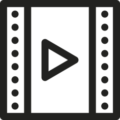 Movie Player Digital Sketch Svg Design, Free Vectors File